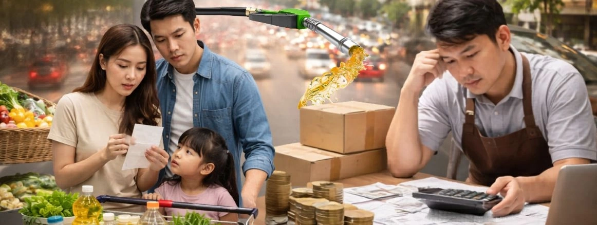 ผลกระทบจากการปรับขึ้นราคาน้ำมันต่อเศรษฐกิจไทย ค่าครองชีพ และ SME