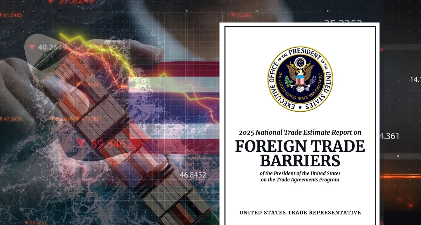 เปิดรายงานกระทรวงพาณิชย์สหรัฐฯ จัดหนักไทยกีดกันการค้า-การลงทุน